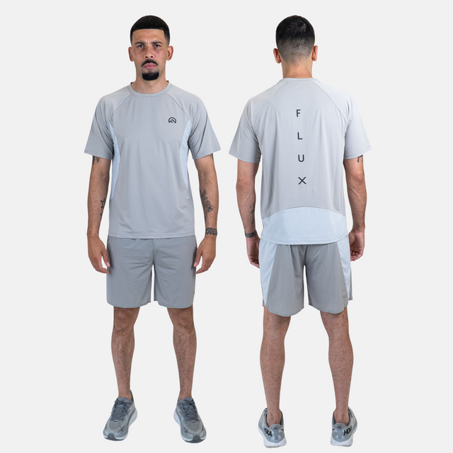 Flux Tech T-Shirt - Concrete Grey