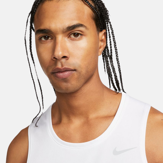 Nike Uv Miler Running Vest - White