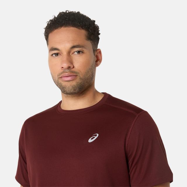 Asics Core T-Shirt / Shorts Set - Burgundy