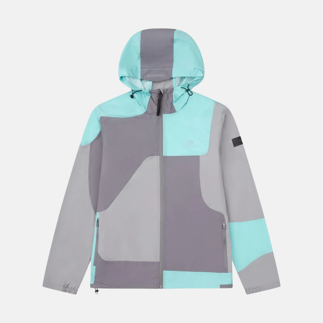 Montserrat Geo Tracktop - Cool Grey/Mint