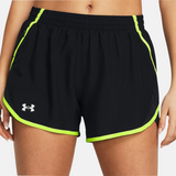 Under Armour Women's Tech Tshirt / Shorts Set - Black/Neon