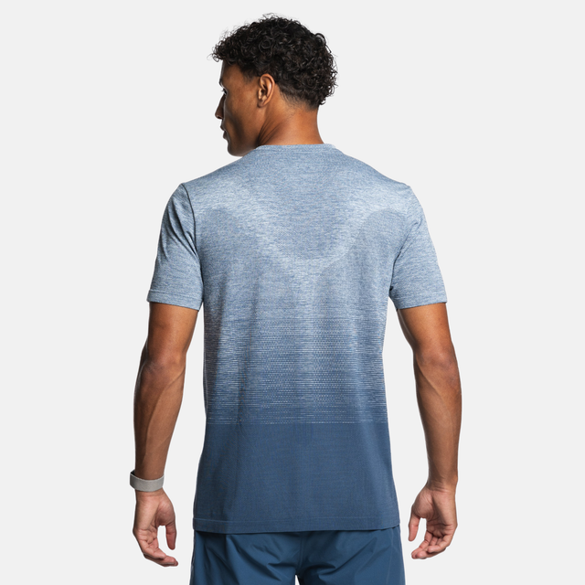 Agaru Gradient Seamless T-Shirt - Azure Blue