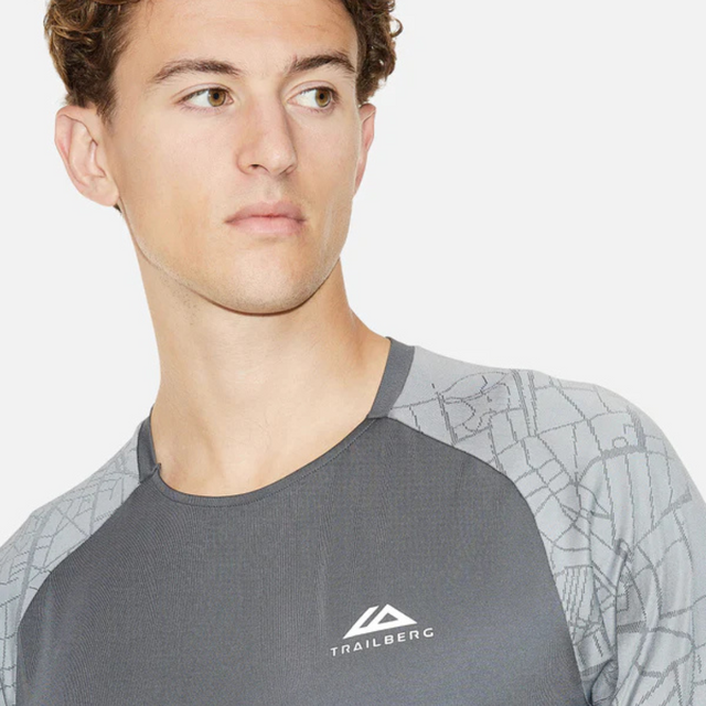 Trailberg Geneva T-Shirt / Shorts Set - Charcoal Grey