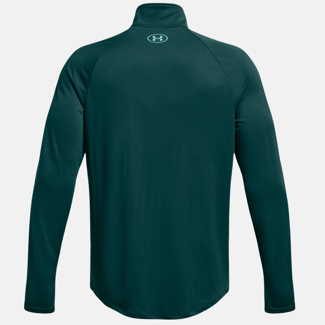 Under Armour Tech 2.0 1/4 Zip - Hydro/Green