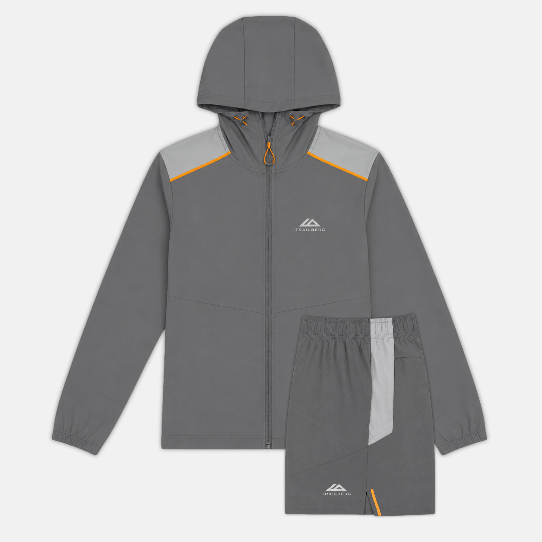 Trailberg Zone Jacket / Shorts Set - Nightfall Grey/Lunar Grey