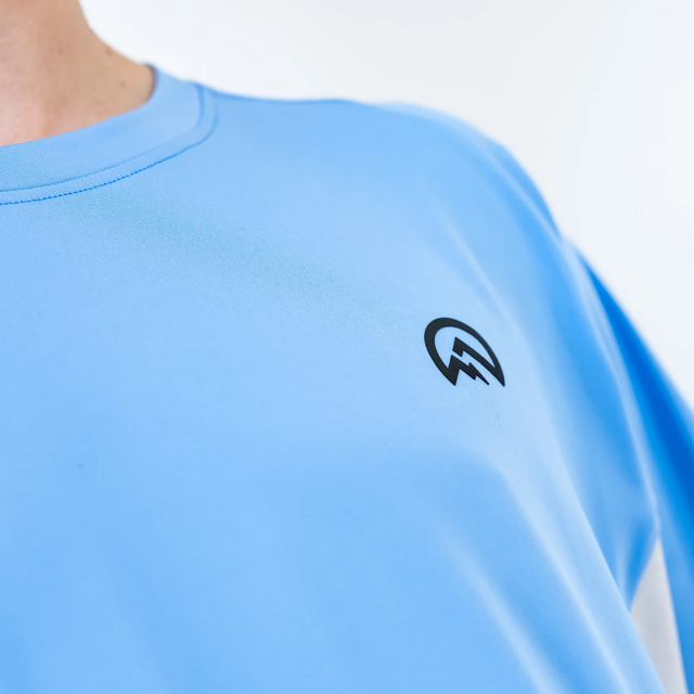Flux Tech T-Shirt / Shorts Set - Baby Blue/Ice