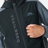 Trailberg Triathlon Ultra Windbreaker - Black/Graphite Grey