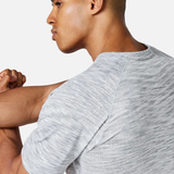 Trailberg Arc Seamless 2.0 T-Shirt - White/Concrete Grey