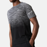 Trailberg Arc Seamless T-Shirt - Black/Moon Grey