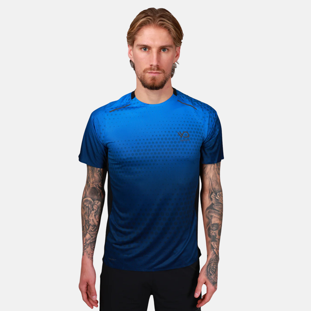 Velozia Performance T-Shirt / Shorts Set - Blue/Black