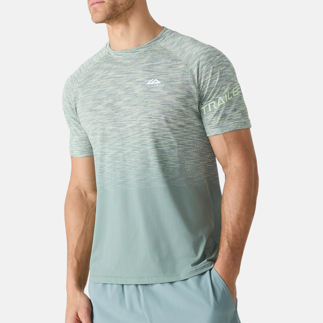 Trailberg Arc Seamless T-Shirt - Willow/Mint