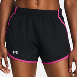 Under Armour Women's Tech Tshirt / Shorts Set - Black/Pink