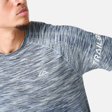 Trailberg Arc Seamless T-Shirt - Breeze/Storm Blue