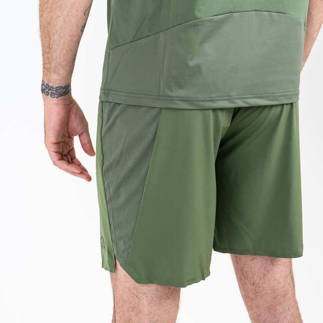 Flux Tech T-Shirt / Shorts Set - Khaki