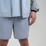 Flux Junior Graphic T-Shirt / Versatility Shorts Set - Silver/Neon