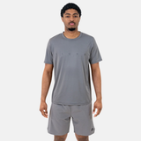 Flux Graphic Logo T-Shirt / Shorts Set - Grey/Slate