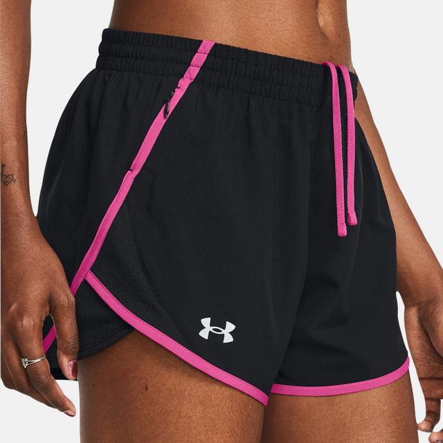 Under Armour Women's Tshirt / Shorts Set - Pink/Black