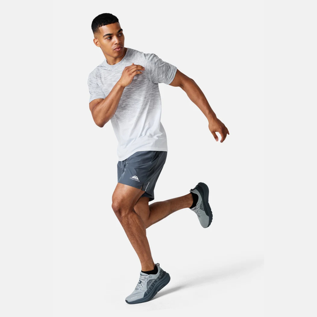 Trailberg Arc Seamless 2.0 T-Shirt - White/Concrete Grey