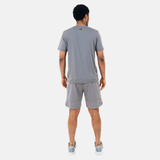 Flux Graphic Logo T-Shirt / Shorts Set - Grey/Slate