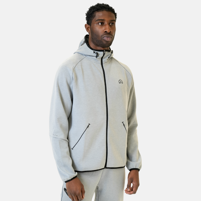 Flux Velar Zip-Up Tracksuit - Grey