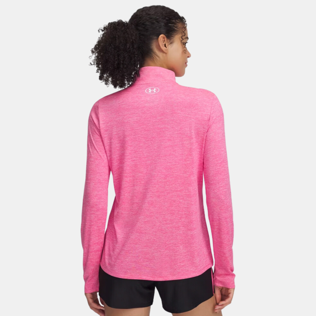 Under Armour Women's Tech Twist 1/4 Zip - Pink