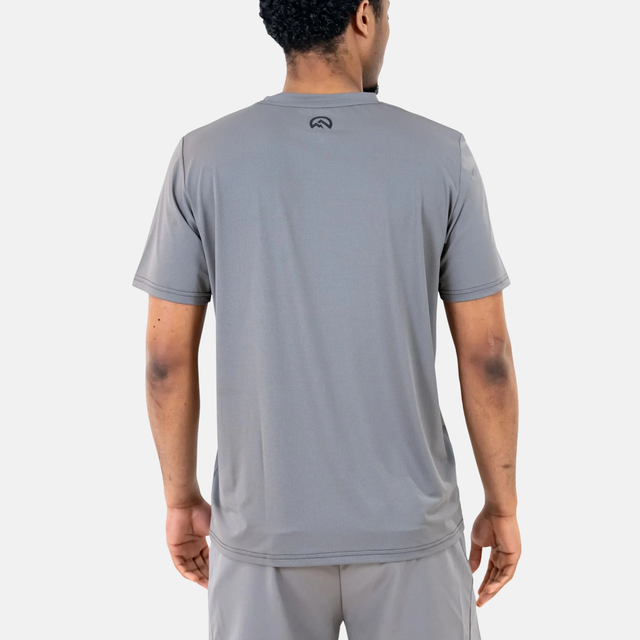 Flux Graphic Logo T-Shirt / Shorts Set - Grey/Slate