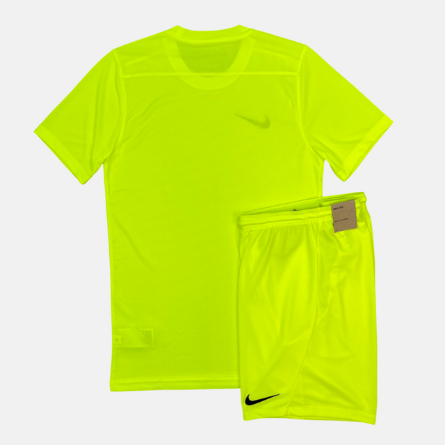 Nike Junior Dri-Fit Tshirt / Shorts Set - Volt Green