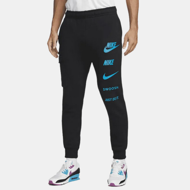 Nike Pullover Graphic Tracksuit - Black / Blue