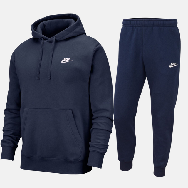 Nike Club Fleece Tracksuit - Navy