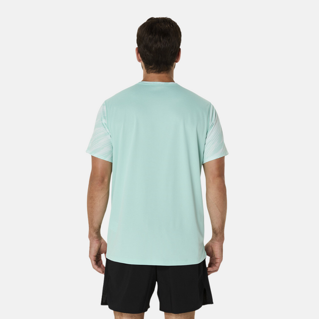 Asics Core All Over Print T-Shirt - Mint/Green