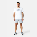 Trailberg Movement T-Shirt / Shorts Set - White/Lunar Grey