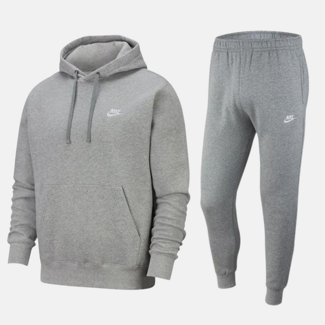 Nike Club Fleece Tracksuit - Grey