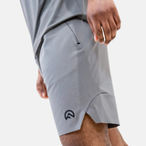 Flux Graphic Logo T-Shirt / Shorts Set - Grey/Slate