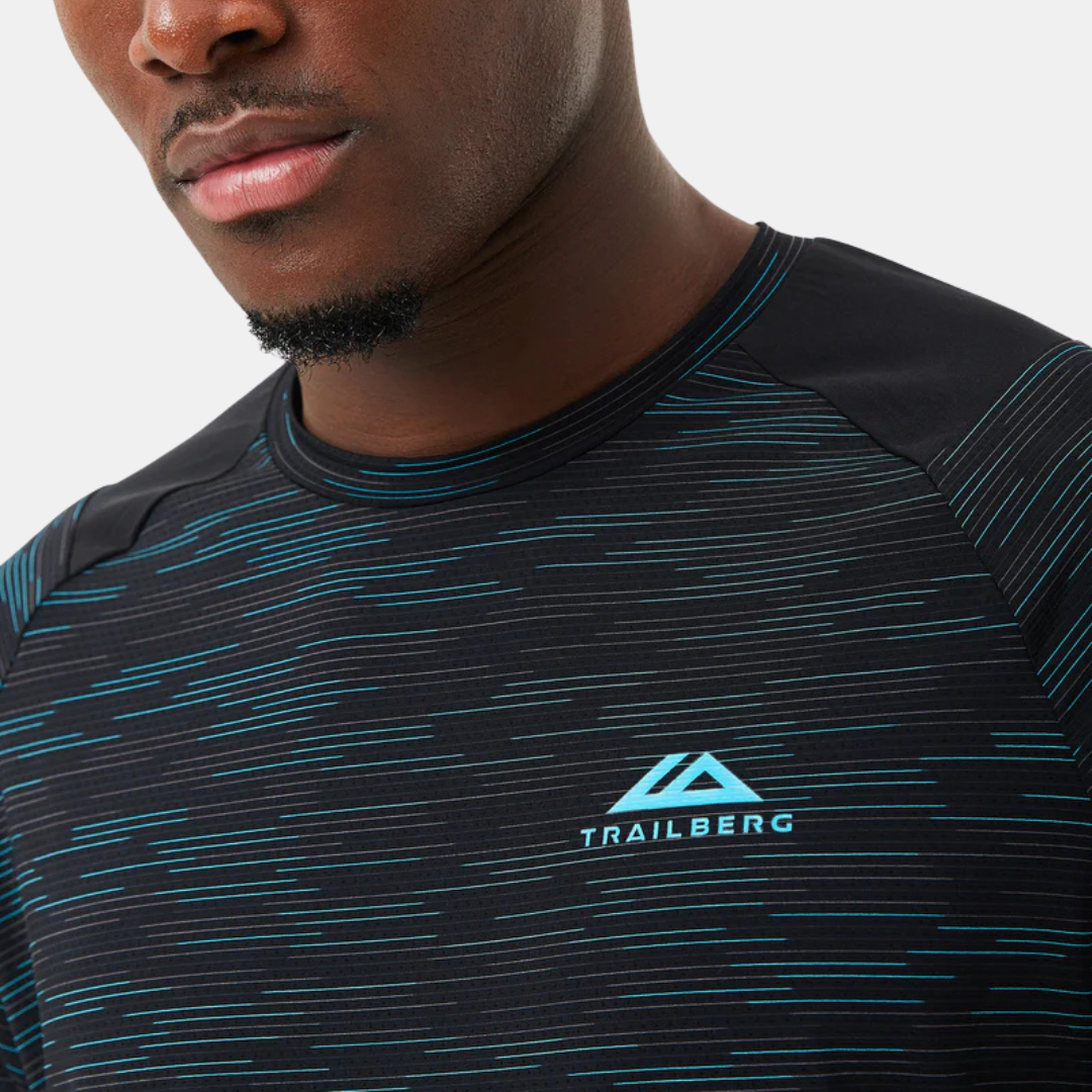 Trailberg Element 2.0 T-Shirt - Black/Blue