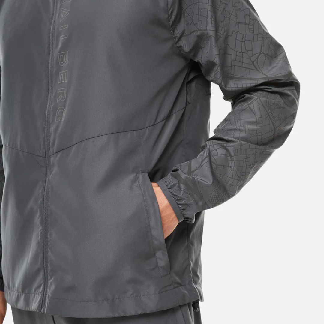 Trailberg Geneva Windbreaker - Charcoal Grey