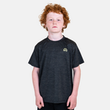 Flux Junior Marl T-Shirt / Versatility Shorts Set - Black/Neon