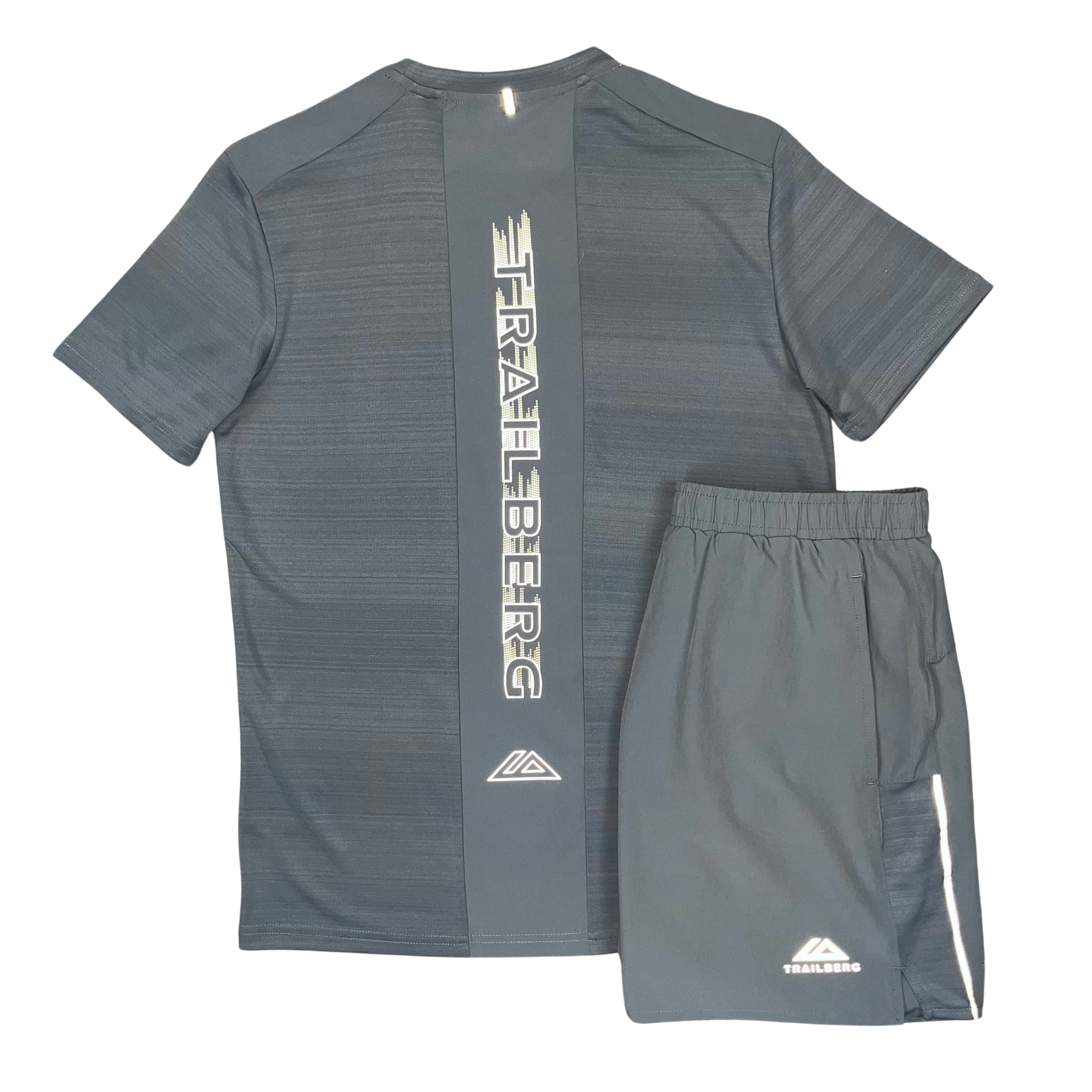 Trailberg Cloud T-Shirt / Shorts - Light Grey