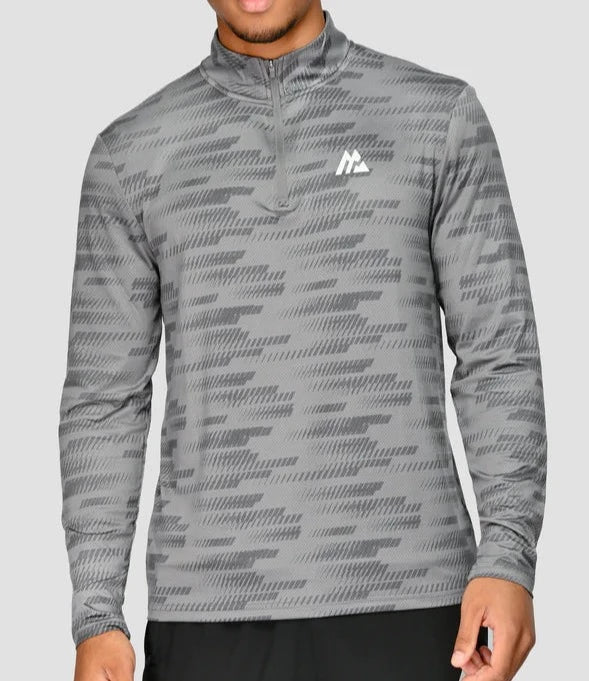 Montirex Apex 1/4 Zip - Dark Slate Grey/Cement Grey
