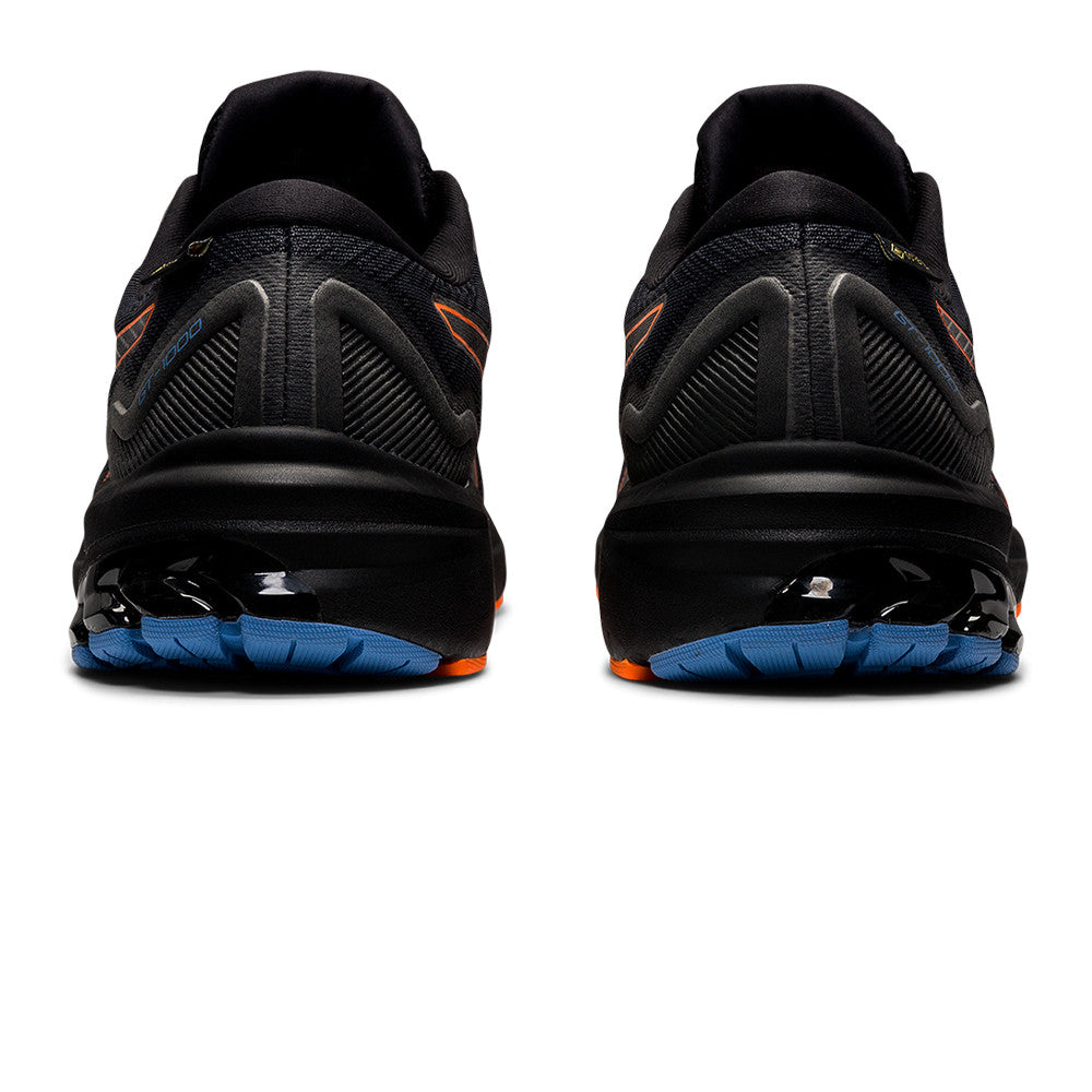 ASICS GT-1000 11 GORE-TEX RUNNING TRAINERS - BLACK/ORANGE