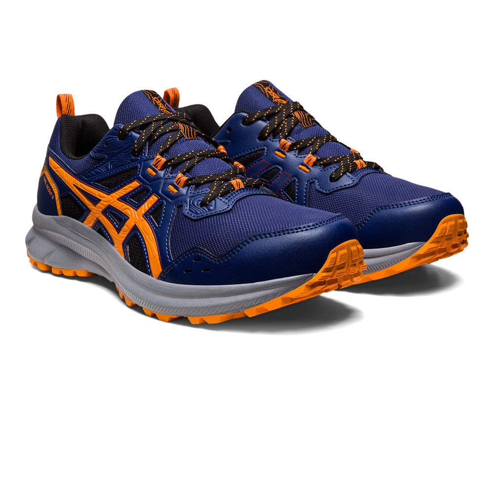 ASICS TRAIL SCOUT 3 TRAIL RUNNING TRAINERS - BLUE/ORANGE
