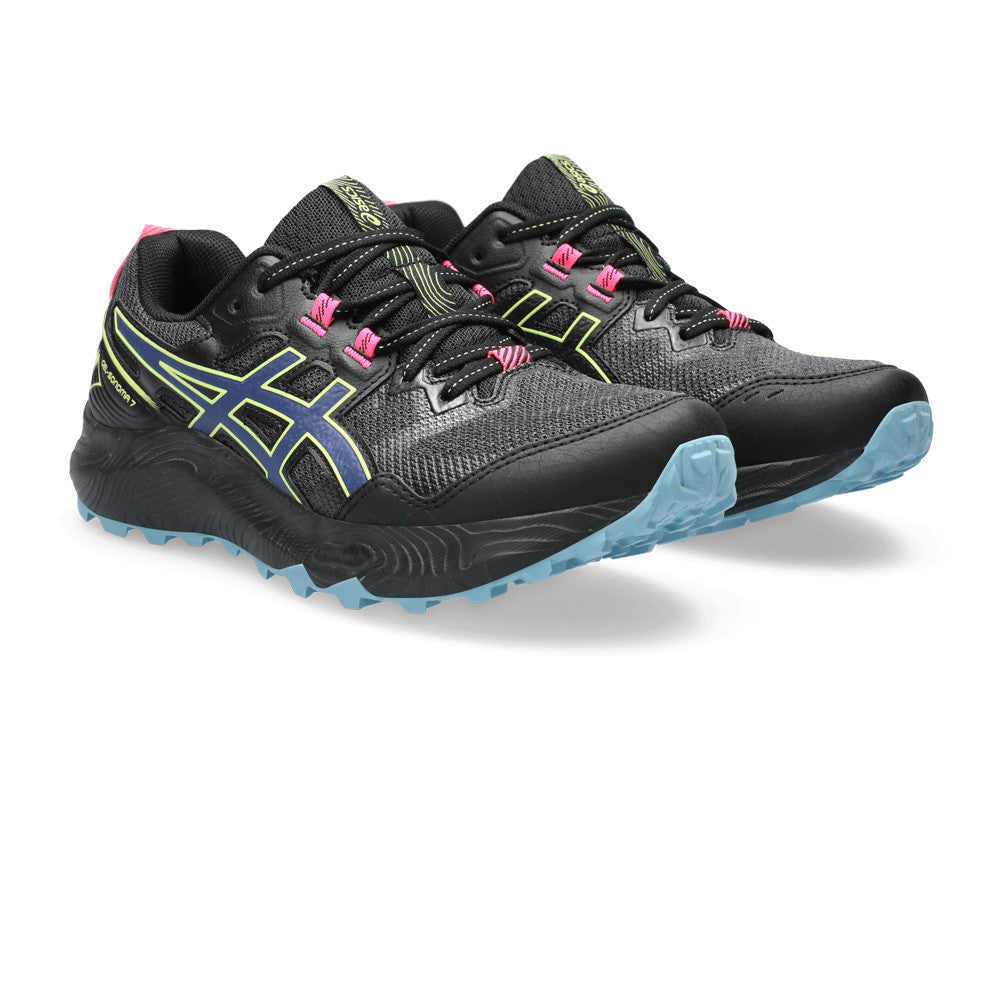 Asics Women's Gel Sonoma 7 Trail Trainers - Black / Neon