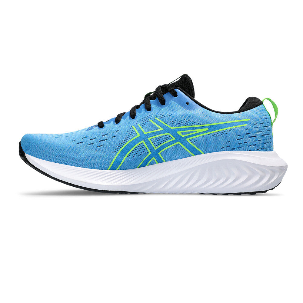 ASICS GEL-EXCITE 10 RUNNING TRAINERS - BLUE/LIME GREEN