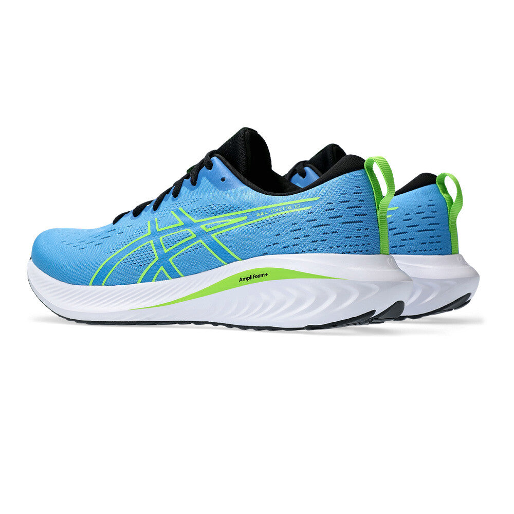 ASICS GEL-EXCITE 10 RUNNING TRAINERS - BLUE/LIME GREEN
