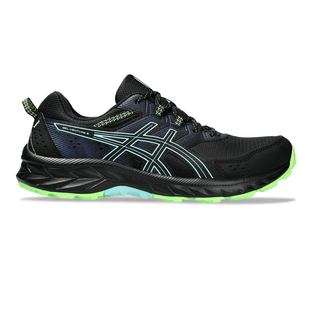 ASICS Gel-Venture 9 Trail Running Shoes - Black / Mint