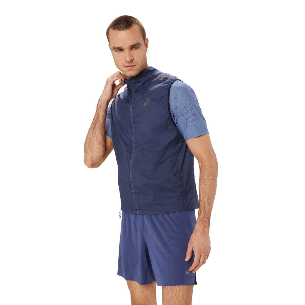 Asics Metarun Packable Gilet - Thuder Blue