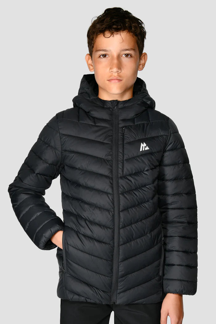 MONTIREX JUNIOR'S AVALANCHE PUFFER JACKET COAT - BLACK