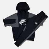 Nike Air Fleece Tracksuit - Black/Asphalt
