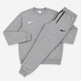 Nike Crew Neck Tracksuit - Marl/Grey