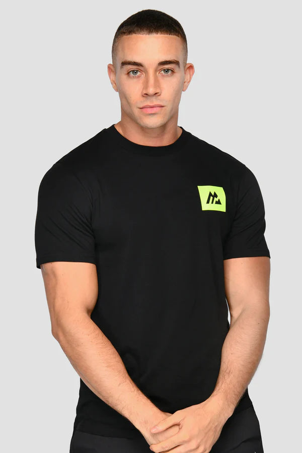 MONTIREX Calibration T-Shirt - BLACK / NEON