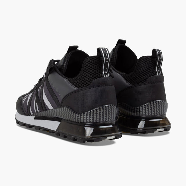 Cruyff Fearia Trainers - Dark Grey/Reflective Black